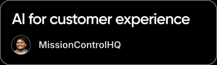 AI for Customer Experience - MissionControlHQ