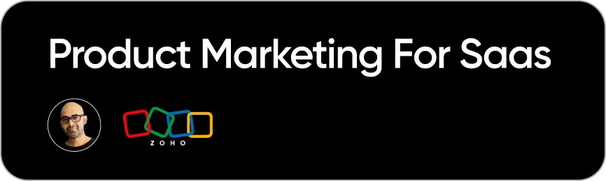 Product Marketing for SaaS - Zoho