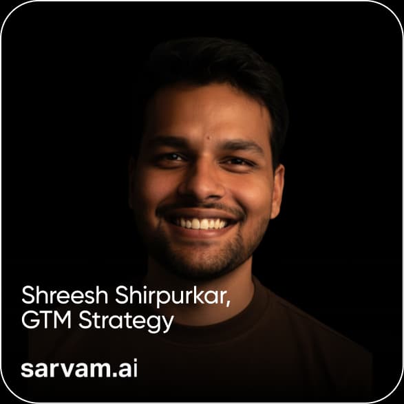 Shreesh Shirpurkar - sarvam.ai