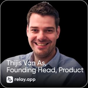 Thijs Van As - Relay App